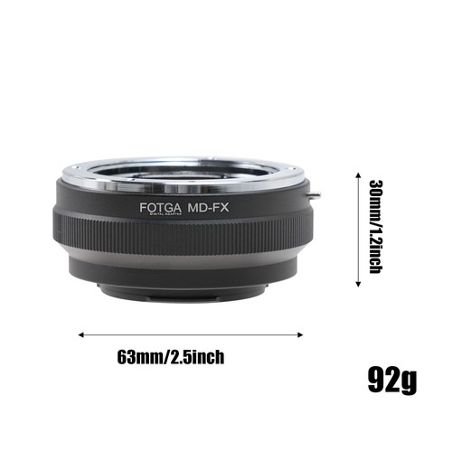 For Minolta MC MD SR Lens to Fujifilm X Mount Fuji FX X-Pro2 X-T2 Camera Adapter - Picture 2 of 12