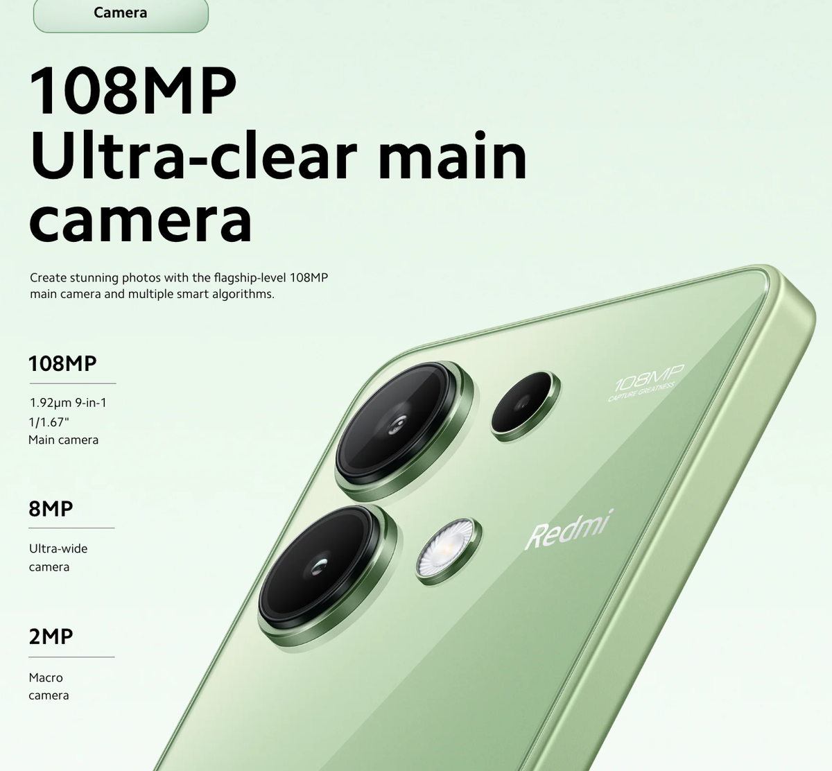 Xiaomi Redmi Note - 128 GB - Forest Green (Unlocked) for sale