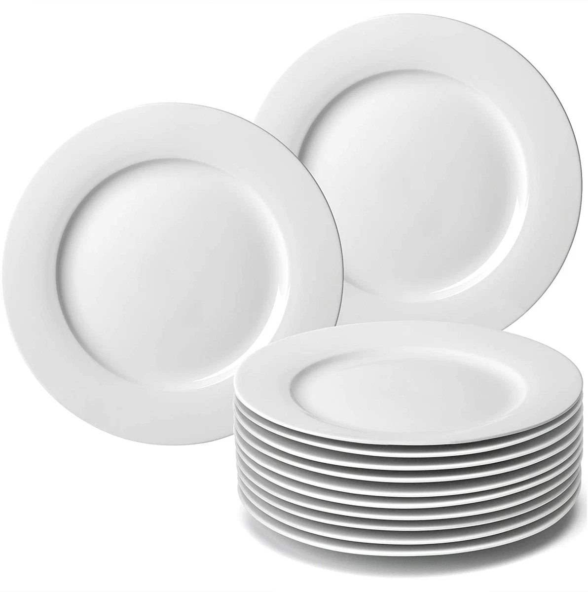 White porcelain cheap dessert plates