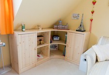 Eckregal Regalsystem Regal Kiefer natur flexibel erweiterbar neu