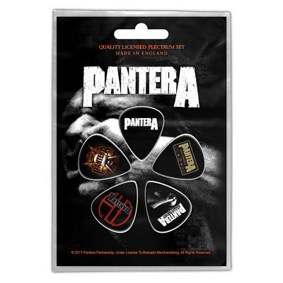 PANTERA PLEKTRUMSET GUITAR PICK SET # 2 VULGAR DISPLAY OF POWER PLEK PLEKTRUM 