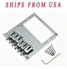 KAISH Tele Bridge Tele Humbucker Guitar Bridge for Telecaster Guitar Chrome