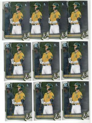 x10 Max Muncy 2022 (1st) Bowman Chrome Prospects #89 Rookie Card RC lot/set A's!