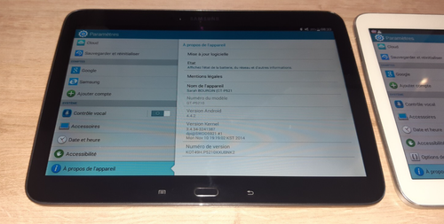 LOT x 2 TABLETTE SAMSUNG GALAXY TAB 3 - GT-P5210 - FONCTIONNEL VENDU EN L'ETAT - Photo 9/22
