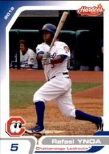 2012 Chattanooga Lookouts Grandstand #33 Rafael Ynoa Dominican Republic DR Card