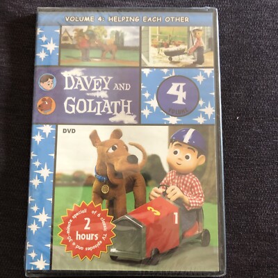 Davey And Goliath Volume 4: Helping Each Other DVD Classic Kids ELCA NEW! FAST!