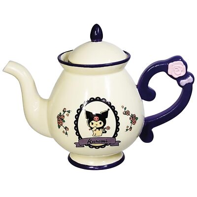 sun art SANRIO Kuromi Teapot Approx. 600ml Flower Retro JP JP