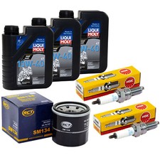 Öl 3L für Honda NT 700 V Deauville 2006-2016 Inspektion Set Ölfilter Zündkerzen
