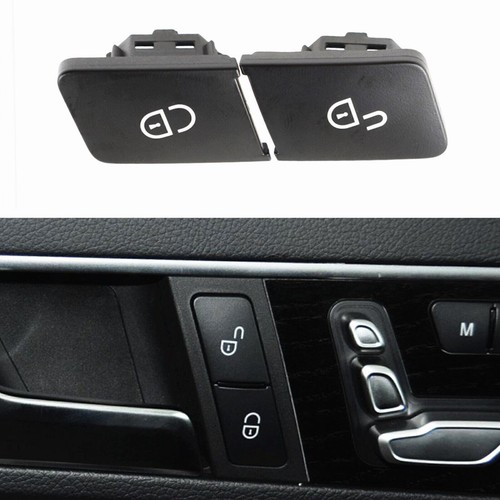 Interruptor de bloqueo de puerta delantero izquierdo negro para Benz W204 W212 W207 2008-2018