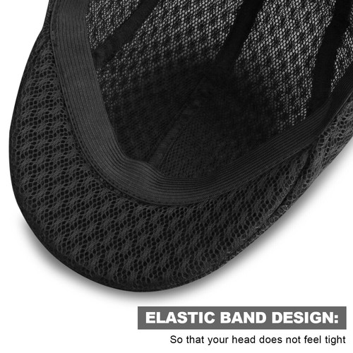 Cappello berretto uomo Newsboy classico maglia edera newsboy uncinetto guida golf piatto cabbie - Foto 6 di 19