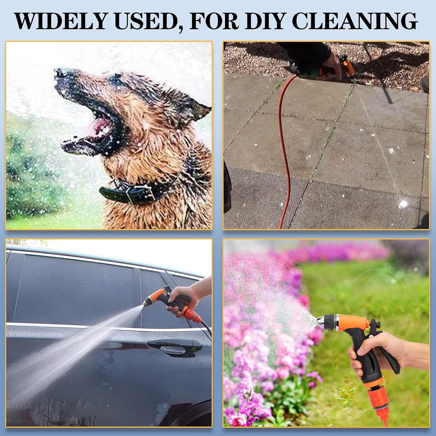 Car Pressure Washer Electric Gun Portable 12V High Power Cleaner With Water Pump