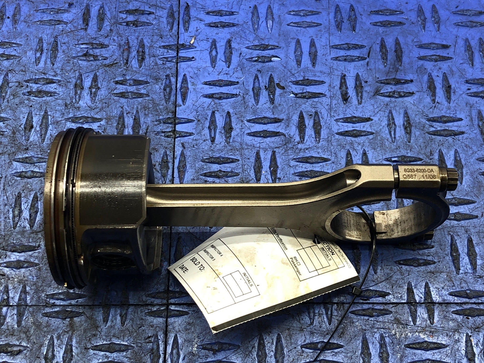 2006-2018 ASTON MARTIN VANTAGE V8 4.3L V8 ENGINE PISTON W/CONNECTION ROD OEM