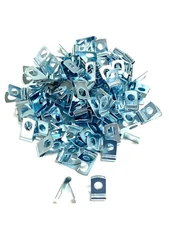 The Stop Shop 1/4 Inch Steel Brake Line Clips (Pack of 100)