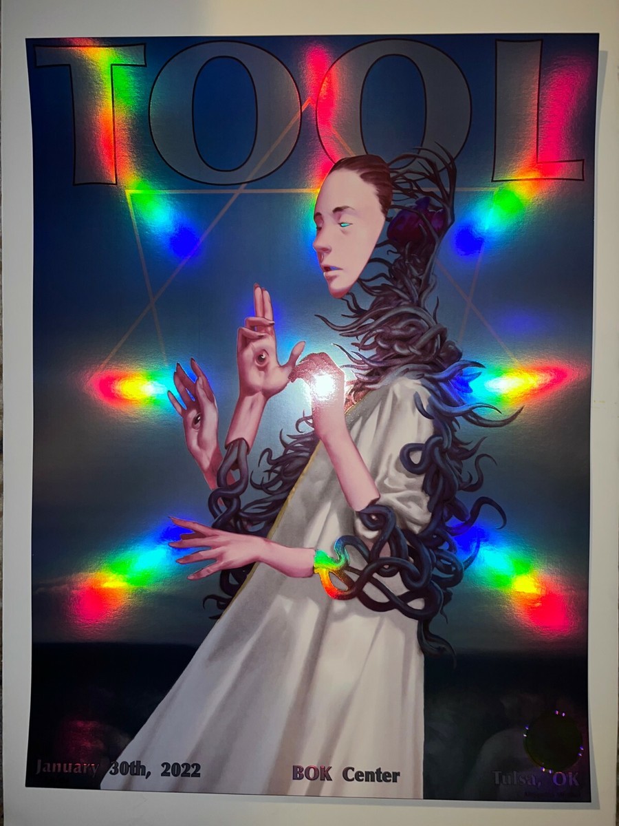 2022 TOOL TULSA POSTER CONCERT TOUR 1/30/22 ALEJANDRO MIRABEL BOK