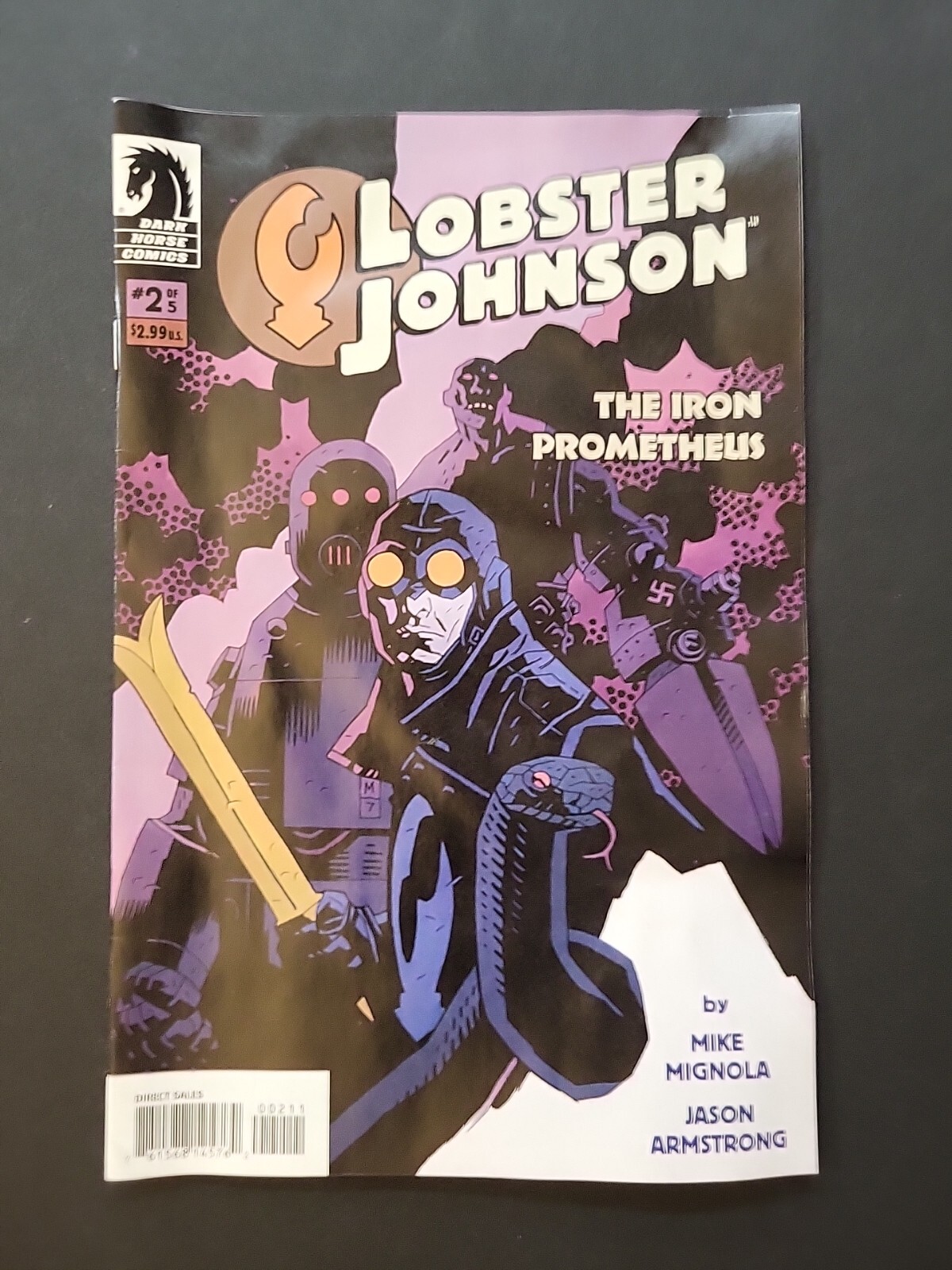 Lobster Johnson The Iron Prometheus 2 of 5 Mignola Darkhorse 2007 VF
