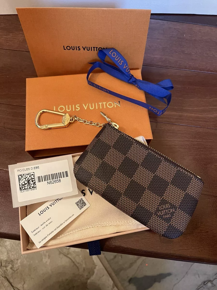 Louis Vuitton 2022 Damier Ebene Key Pouch/New In Box