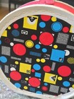 Vintage Round Red Zippered Childs Luggage Suit Case Doll Clothes 45 LPs — photo 4