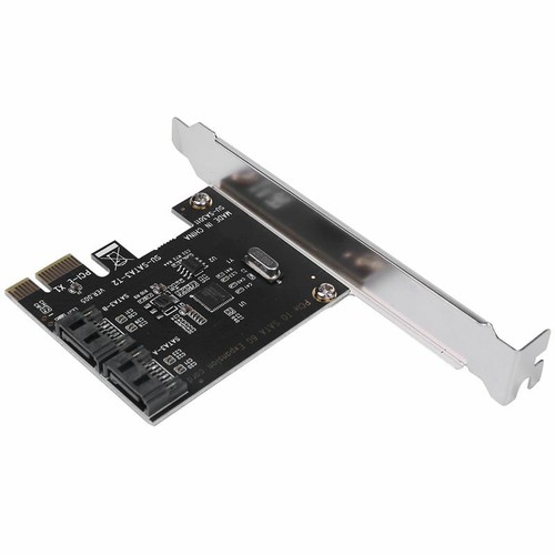 PCIe PCI Express to SATA3.0 2-Port SATA III 6G Expansion Controller Card Adapter - Afbeelding 3 van 8