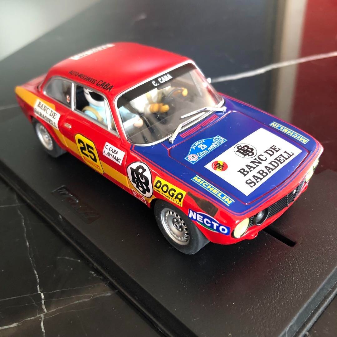 ALFA ROMEO GIULIA GTAj 1/32 スロットカー FLY Alfa Romeo Giulia GTV Rally Costa Brava 1976 Slot Car 1/32