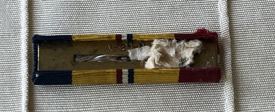 US COAST GUARD COMBATE ACCIÓN CINTA BARRA VINTAGE Foto 2 de 2