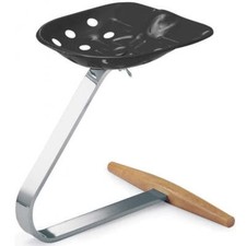 Zanotta Mezzadro - sgabello Nero - design Achille Castiglioni 1957
