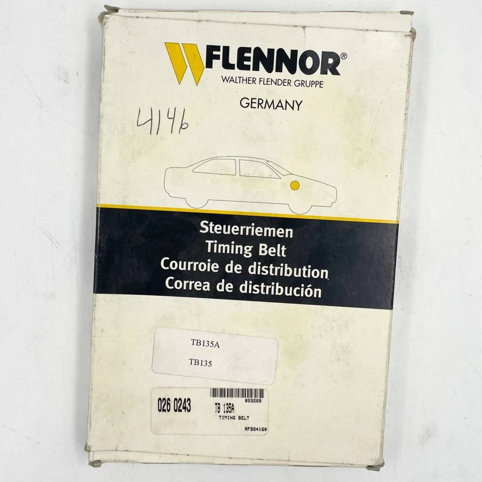 Correa de distribución del motor Flennor para Subaru Justy 1987 Foto 2 de 2