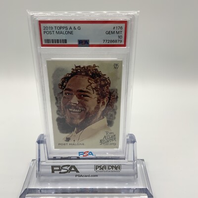 post malone rare card PSA 10 Gengar - SWSH241 “Stamped” Holo Rare Promo main image 0