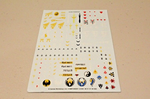 Warhammer and Warhammer 40k Decal Sheets - Multiple Factions / Armies - Picture 16 of 46