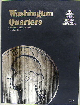 Washington Quarters #9018-1932 to 1947 #1* Whitman Coin Folder