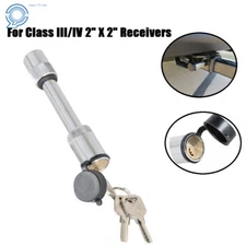 For Trailer Truck Heavy Duty 5/8" Hitch Pin Lock W/ Keys Cover Receiver