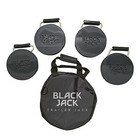 Black Jack Stabiliser Pads (4Pk) for Caravan & Trailers + Stow Away Carry Bag