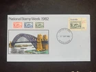 1982 AUSTRALIA NATIONAL STAMP WEEK 27C STAMP FIRST DAY COVER ST KILDA 3182 FDC