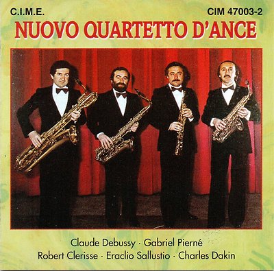 Claude Debussy - Nuovo Quartetto d'Ance - Saxophon Quartett  CD 