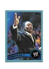 2011 TOPPS WWE BOOKER T BLUE PARALLEL WRESTLING CARD #22 2011 MADE