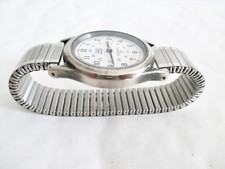 Bracelet De Montre Extensible Vintage Style Années 50/60 - Largeur 15 Mm Plaqué Or - Neuf