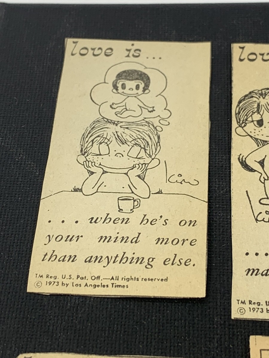 15 Love is by Kim Casali- Original Newspaper Clips for special