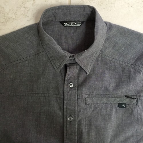 Arcteryx Frontera Button Up Shirt Short Sleeve Travel Hiking Casual Dress Top M - 第 5/11 張圖片