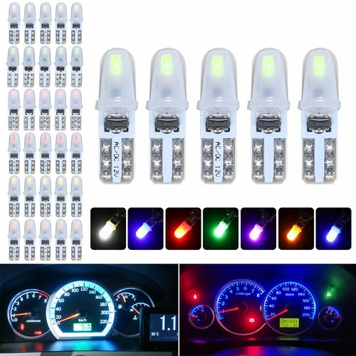 Wedge T5 3014 LED 2SMD Dashboard Lights Car Lights Indicator Bulbs Gear Light - Afbeelding 1 van 17