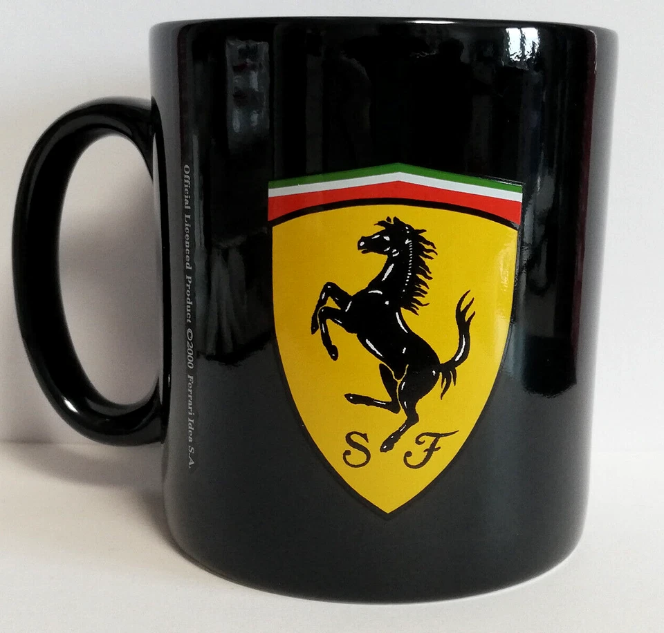 Ferrari Original Black Tea Mug. Official Product. England. 2000 - Image 2 of 4