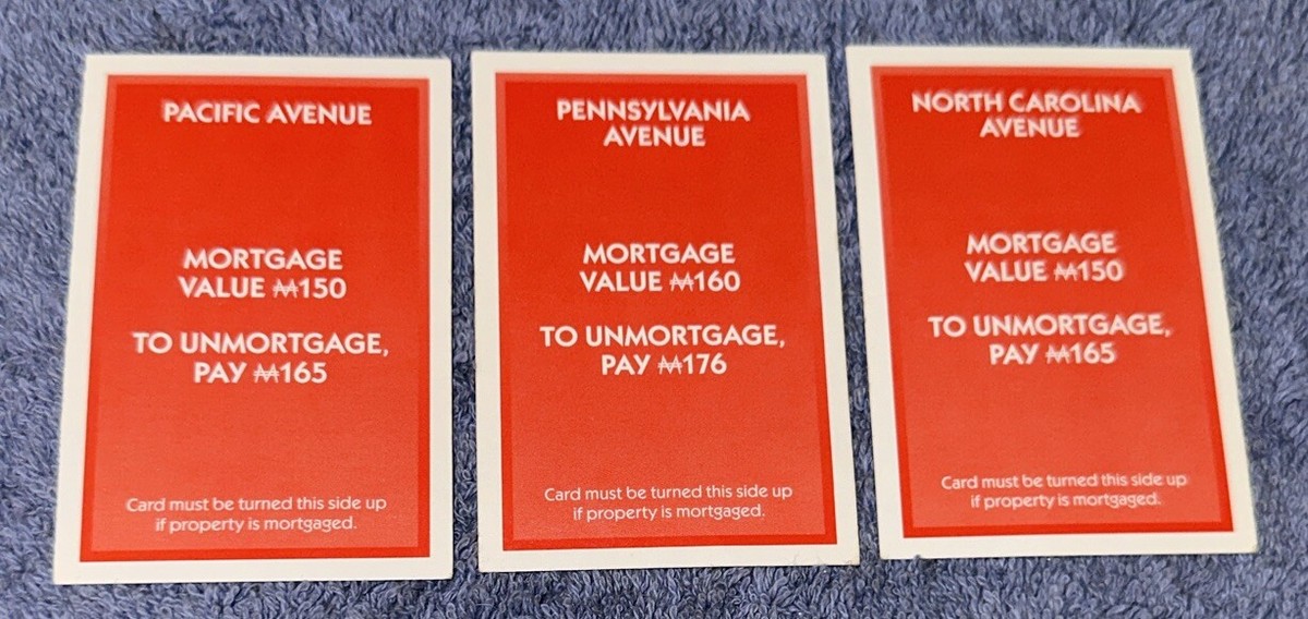 Monopoly Property Cards Back Monopoly 