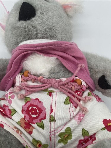 Build a Bear Koala in excellent condition With Double Tank N Flowered Shorts - Picture 6 of 8