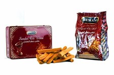 Hemani Sandal Oil Wood Box - 1000g - Sticks -...