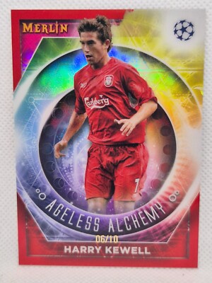 #/10  Harry Kewell Australia Liverpool Merlin UCL 2023 Ageless Alchemy RED! SSP!