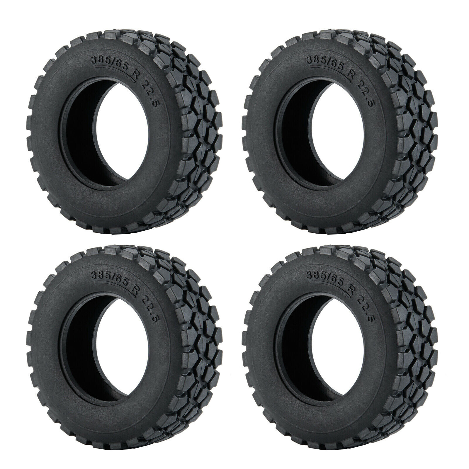 Non-Slip Rubber Tires Tyres Cover Replacement For Tamiya 1/14 Tractor RC Truck