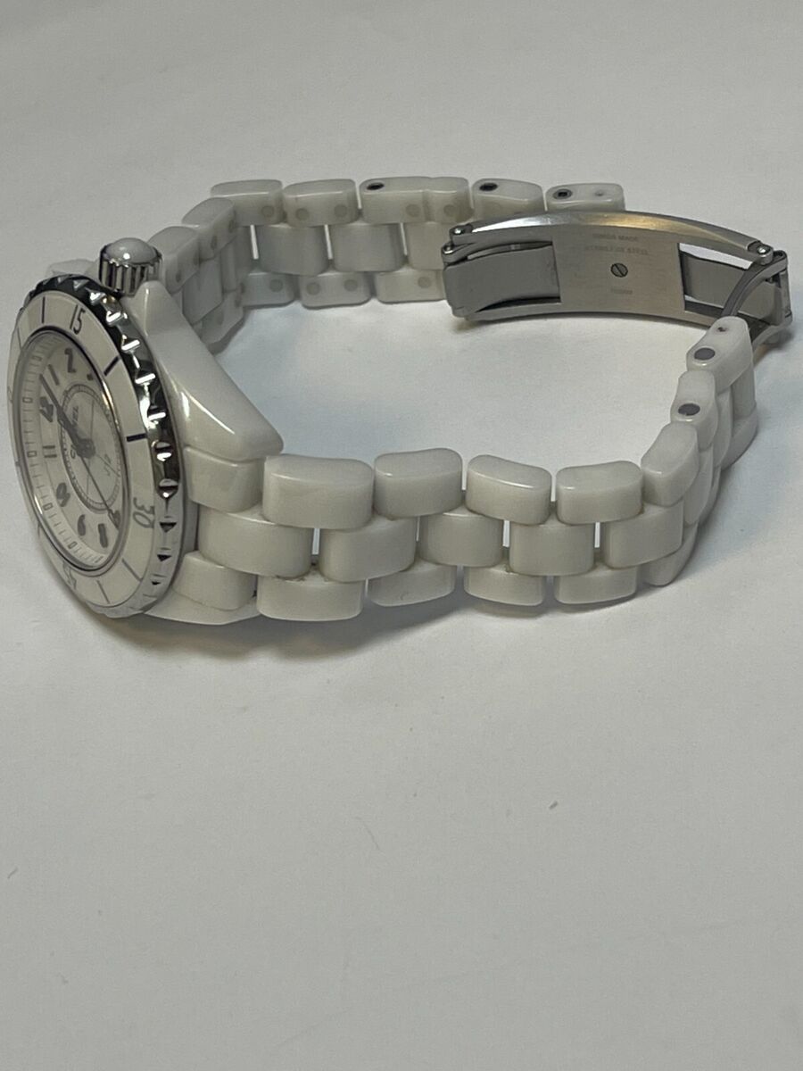 Chanel J12 Quartz Ceramic White Watch Model H0968 | eBay Chanel J12 Quartz Ceramic White Watch Model H0968 | eBay