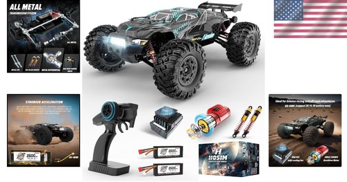 All Terrain 1:10 RC Racing Buggy - Waterproof, Fast & Long Running Time Gift - Picture 2 of 8
