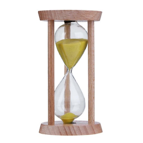 Sand Hourglass Timer 3 Minutes Egg Sandglass Timer Clock Home Decor Wooden Gift - Picture 18 of 23