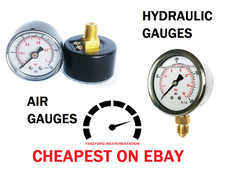 Pressure Gauge 40mm 50mm Dry. Pneumatic 63mm Glycerine Filled  Hydraulic Gauges