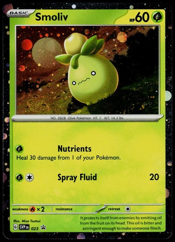 Smoliv 023 Scarlet & Violet Promo - Holo Pokemon NM/M (Promo)