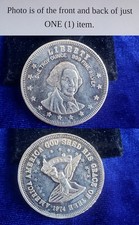 1974 God Shed His Grace On Tree Liberty 1 Troy Oz .999 Fine Silver Round 95.00 per troy oz